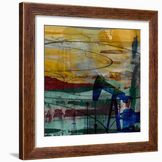 Oil Rig Abstract-Sisa Jasper-Framed Art Print