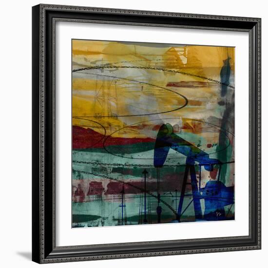 Oil Rig Abstract-Sisa Jasper-Framed Art Print