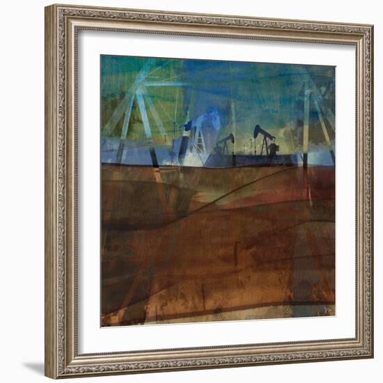 Oil Rig Abstraction II-Sisa Jasper-Framed Art Print