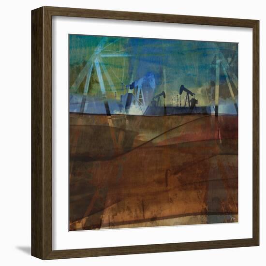 Oil Rig Abstraction II-Sisa Jasper-Framed Art Print