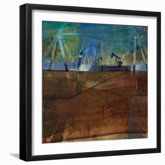 Oil Rig Abstraction II-Sisa Jasper-Framed Art Print