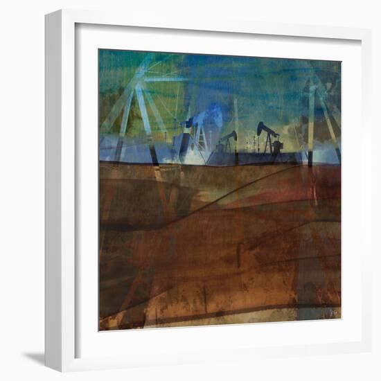 Oil Rig Abstraction II-Sisa Jasper-Framed Art Print