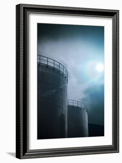 Oil Storage Tanks-Richard Kail-Framed Photographic Print