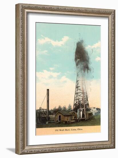 Oil Well Shot, Lima-null-Framed Art Print