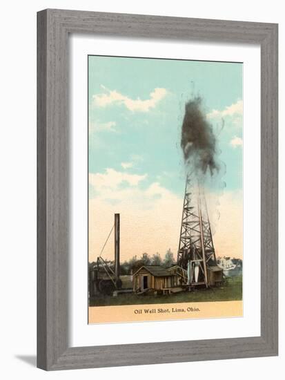 Oil Well Shot, Lima-null-Framed Art Print