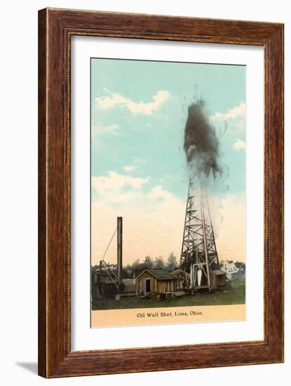 Oil Well Shot, Lima-null-Framed Art Print