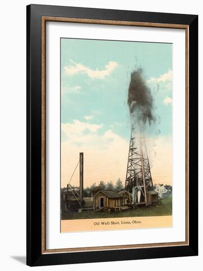 Oil Well Shot, Lima-null-Framed Art Print