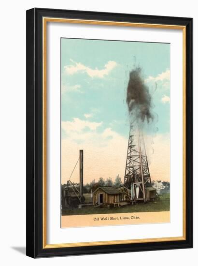 Oil Well Shot, Lima-null-Framed Art Print