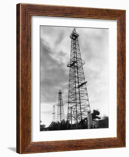 Oil Wells in Oklahoma-Philip Gendreau-Framed Photographic Print