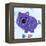 Oink the Pig-Design Turnpike-Framed Premier Image Canvas