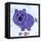 Oink the Pig-Design Turnpike-Framed Premier Image Canvas