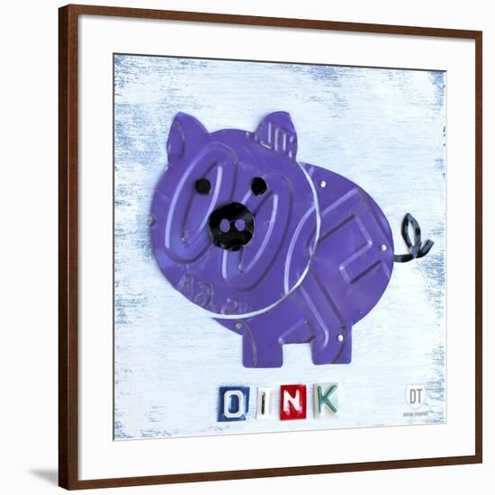 Oink the Pig-Design Turnpike-Framed Giclee Print