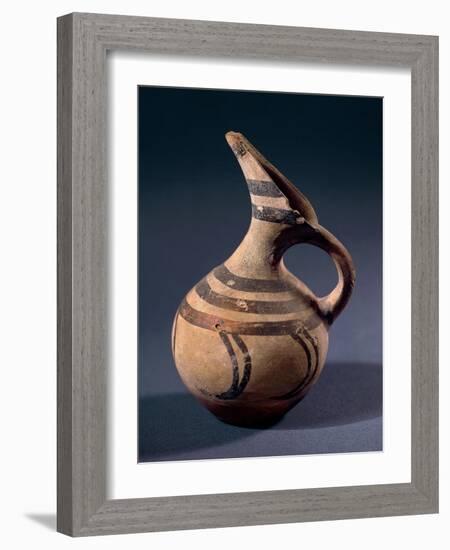 Oinochoe Showing Black Decorations-null-Framed Giclee Print