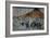 Oiwake Station, a View of Mount Asama-Keisai Eisen-Framed Giclee Print