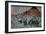 Oiwake Station, a View of Mount Asama-Keisai Eisen-Framed Giclee Print