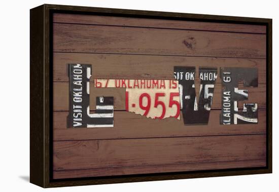 OK State Love-Design Turnpike-Framed Premier Image Canvas