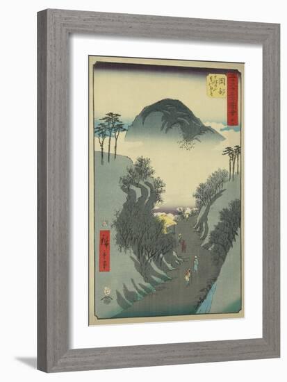 Okabe-Ando Hiroshige-Framed Art Print