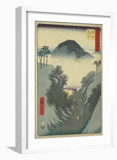 Okabe-Ando Hiroshige-Framed Art Print