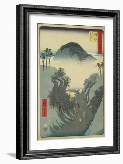 Okabe-Ando Hiroshige-Framed Art Print