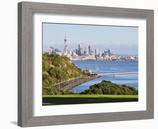 Okahu Bay and Skyline, Auckland, North Island, New Zealand, Pacific-null-Framed Photographic Print