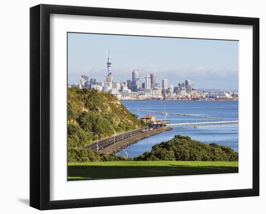 Okahu Bay and Skyline, Auckland, North Island, New Zealand, Pacific-null-Framed Photographic Print