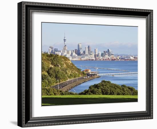 Okahu Bay and Skyline, Auckland, North Island, New Zealand, Pacific-null-Framed Photographic Print