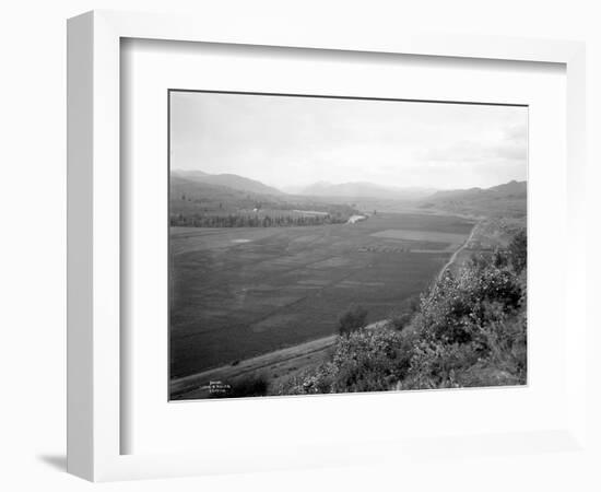 Okanogan Series, Methow Valley, 1914-Asahel Curtis-Framed Giclee Print