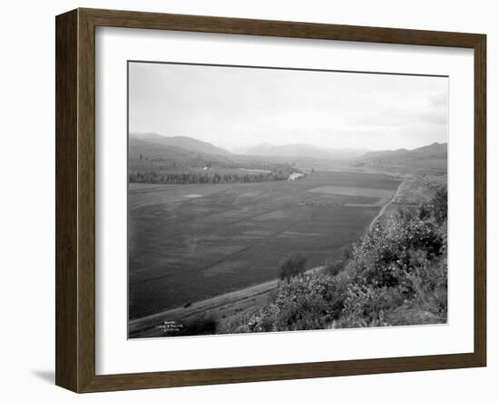 Okanogan Series, Methow Valley, 1914-Asahel Curtis-Framed Giclee Print