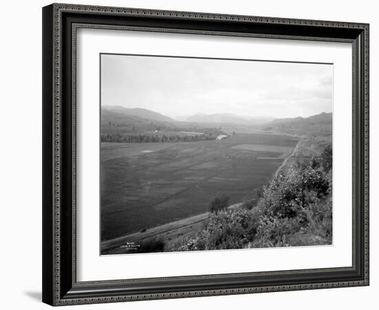 Okanogan Series, Methow Valley, 1914-Asahel Curtis-Framed Giclee Print