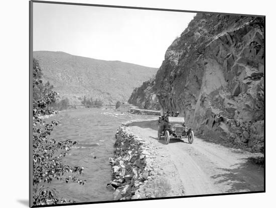 Okanogan Series, Methow Valley Road, 1914-Asahel Curtis-Mounted Giclee Print