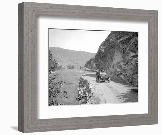 Okanogan Series, Methow Valley Road, 1914-Asahel Curtis-Framed Giclee Print