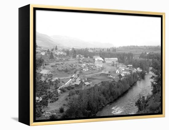 Okanogan Series, Winthrop, 1914-Asahel Curtis-Framed Premier Image Canvas