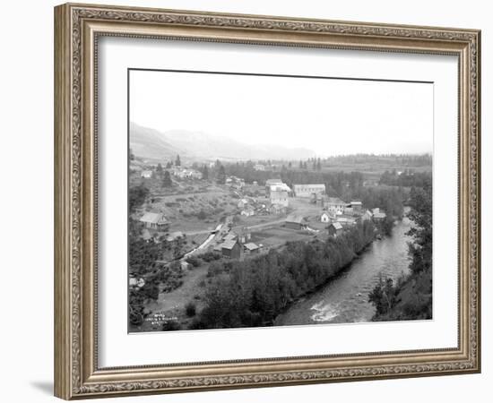 Okanogan Series, Winthrop, 1914-Asahel Curtis-Framed Giclee Print