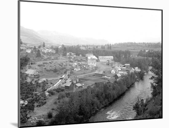 Okanogan Series, Winthrop, 1914-Asahel Curtis-Mounted Giclee Print