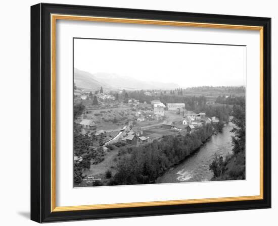 Okanogan Series, Winthrop, 1914-Asahel Curtis-Framed Giclee Print