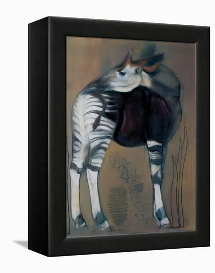 Okapi, 2005-Mark Adlington-Framed Premier Image Canvas