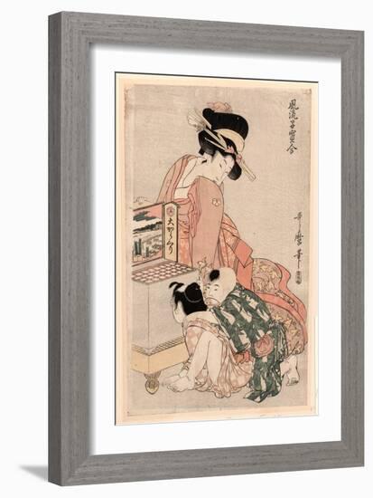 Okarakuri-Kitagawa Utamaro-Framed Giclee Print