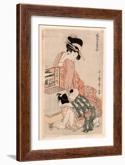 Okarakuri-Kitagawa Utamaro-Framed Giclee Print