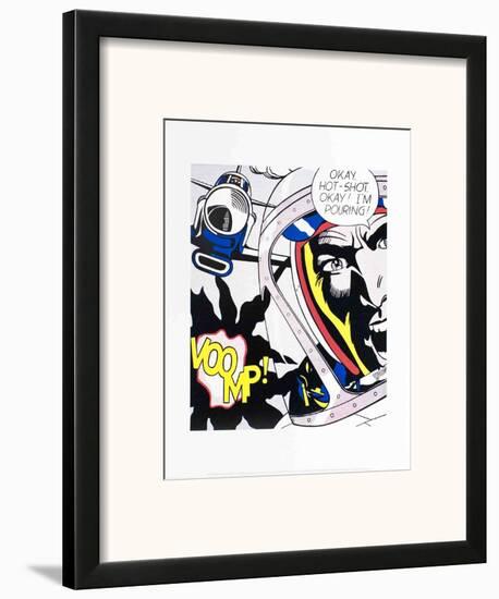 Okay, Hot-Shot!-Roy Lichtenstein-Framed Art Print