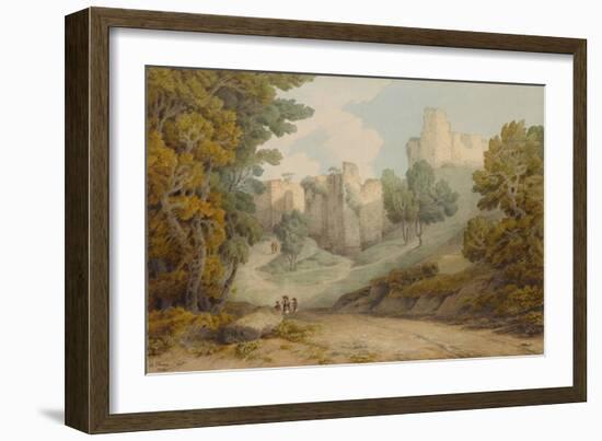 Okehampton Castle, 1794-Francis Towne-Framed Premium Giclee Print