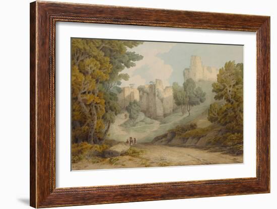 Okehampton Castle, 1794-Francis Towne-Framed Premium Giclee Print