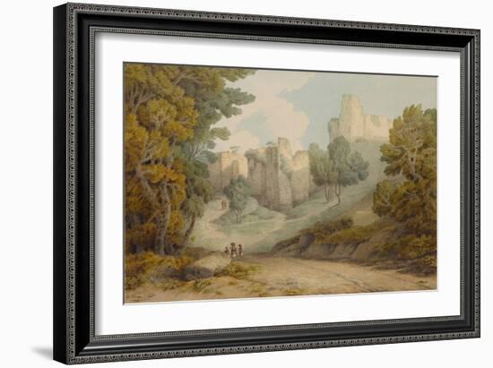 Okehampton Castle, 1794-Francis Towne-Framed Premium Giclee Print