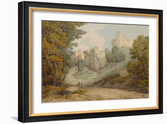 Okehampton Castle, 1794-Francis Towne-Framed Premium Giclee Print