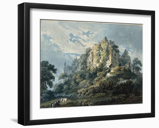 Okehampton Castle, Devon, 1791-Thomas Girtin-Framed Giclee Print