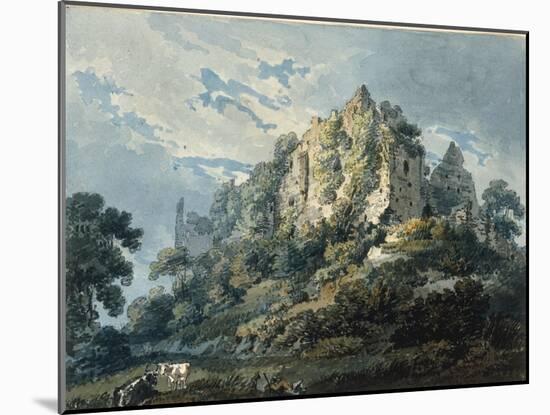 Okehampton Castle, Devon, 1791-Thomas Girtin-Mounted Giclee Print