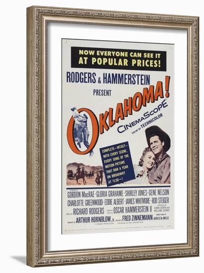 Oklahoma!, 1955, Directed by Fred Zinnemann-null-Framed Giclee Print