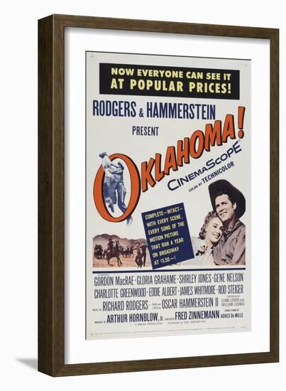 Oklahoma!, 1955, Directed by Fred Zinnemann-null-Framed Giclee Print