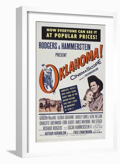 Oklahoma!, 1955, Directed by Fred Zinnemann-null-Framed Giclee Print