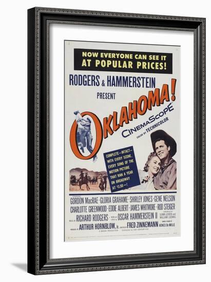 Oklahoma!, 1955, Directed by Fred Zinnemann-null-Framed Giclee Print