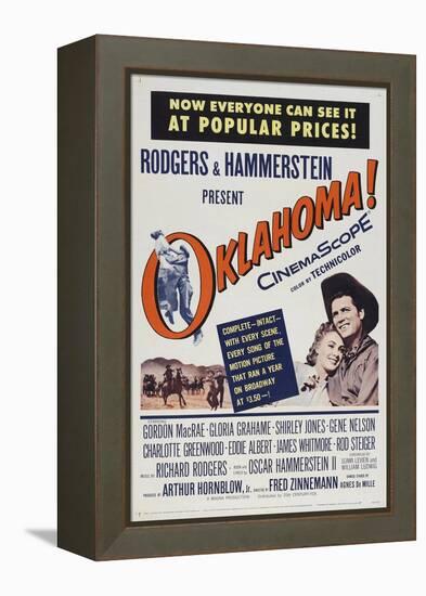 Oklahoma!, 1955, Directed by Fred Zinnemann-null-Framed Premier Image Canvas